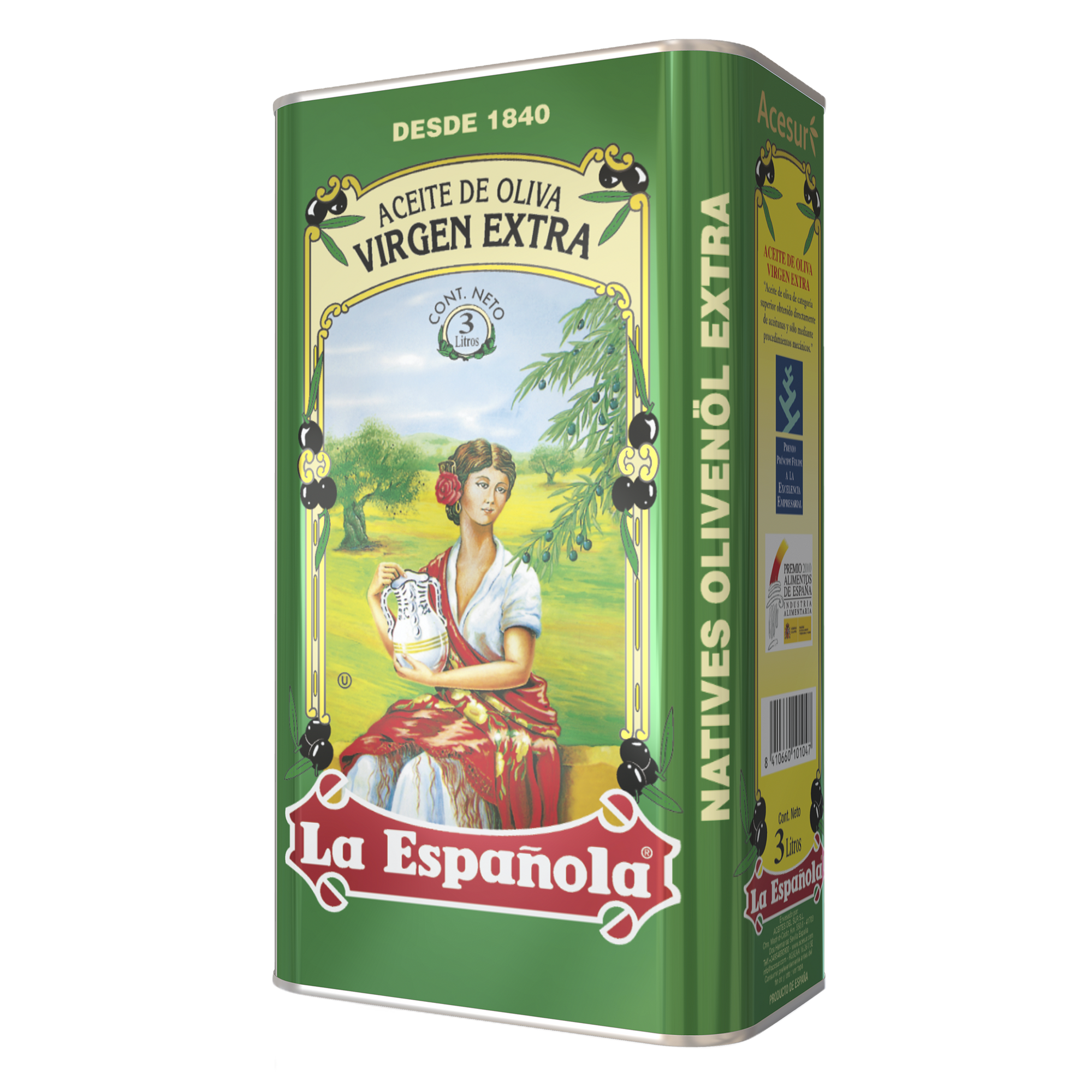 Aceite de Oliva Virgen Extra La Española en Lata de 3L