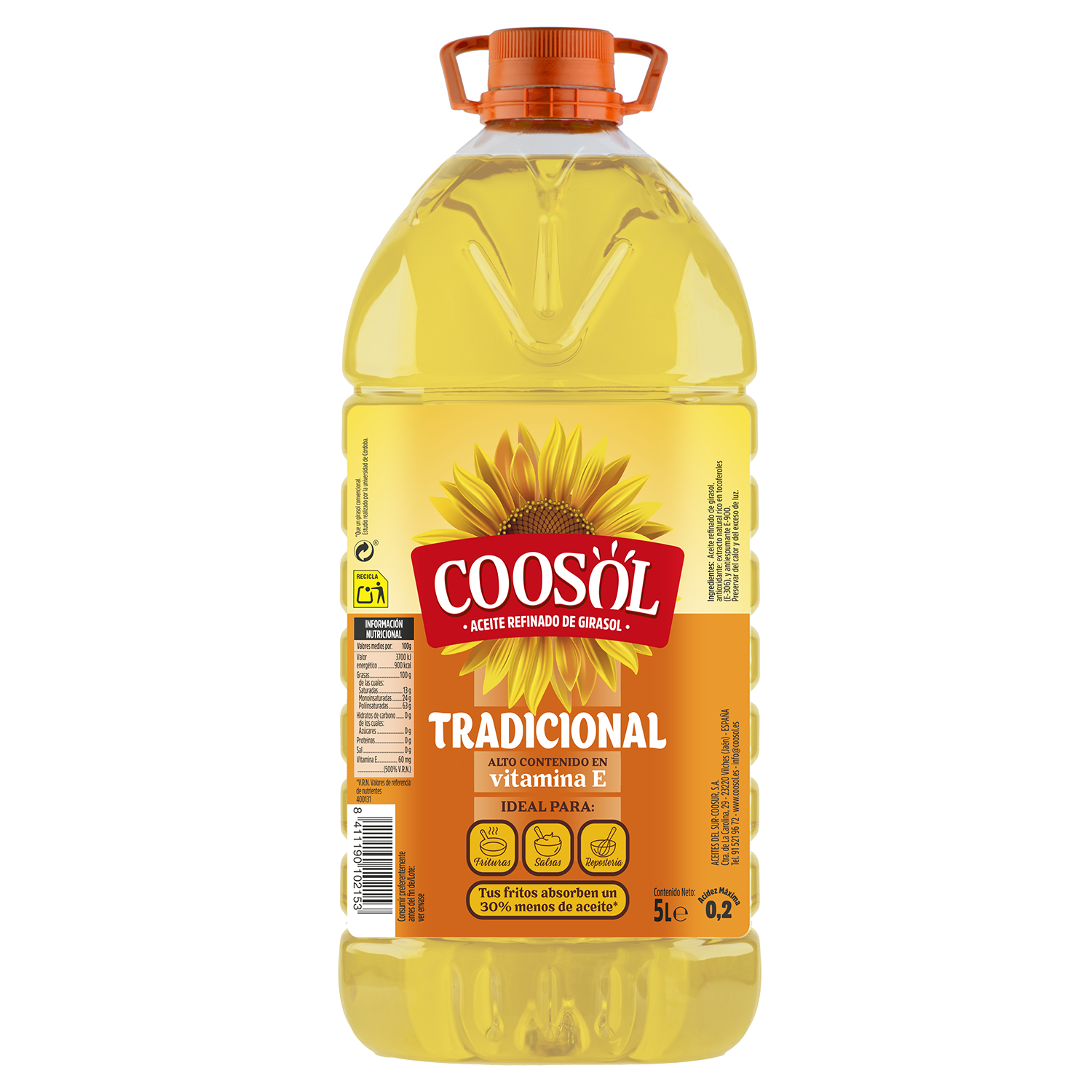 Aceite de Girasol tradicional 5L