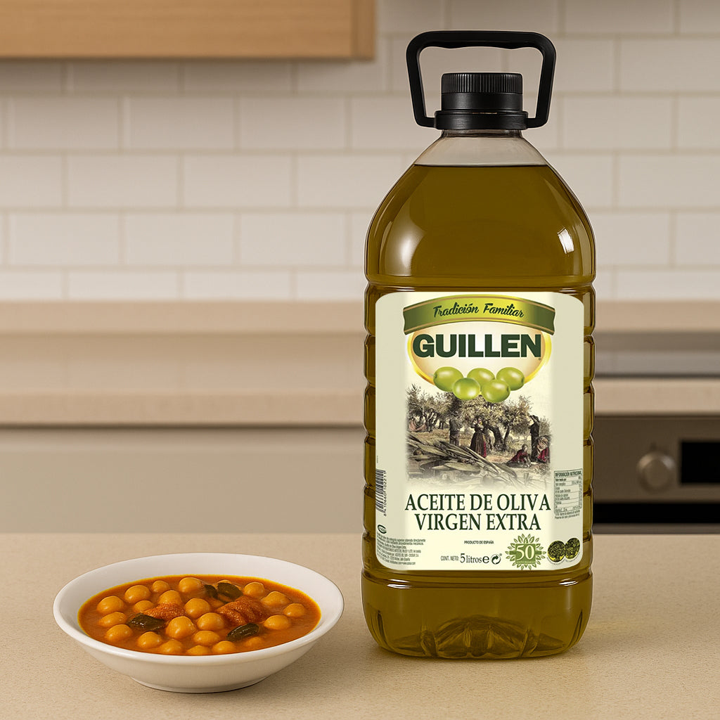 Aceite de Oliva Virgen Extra Guillén en Garrafa de 5L