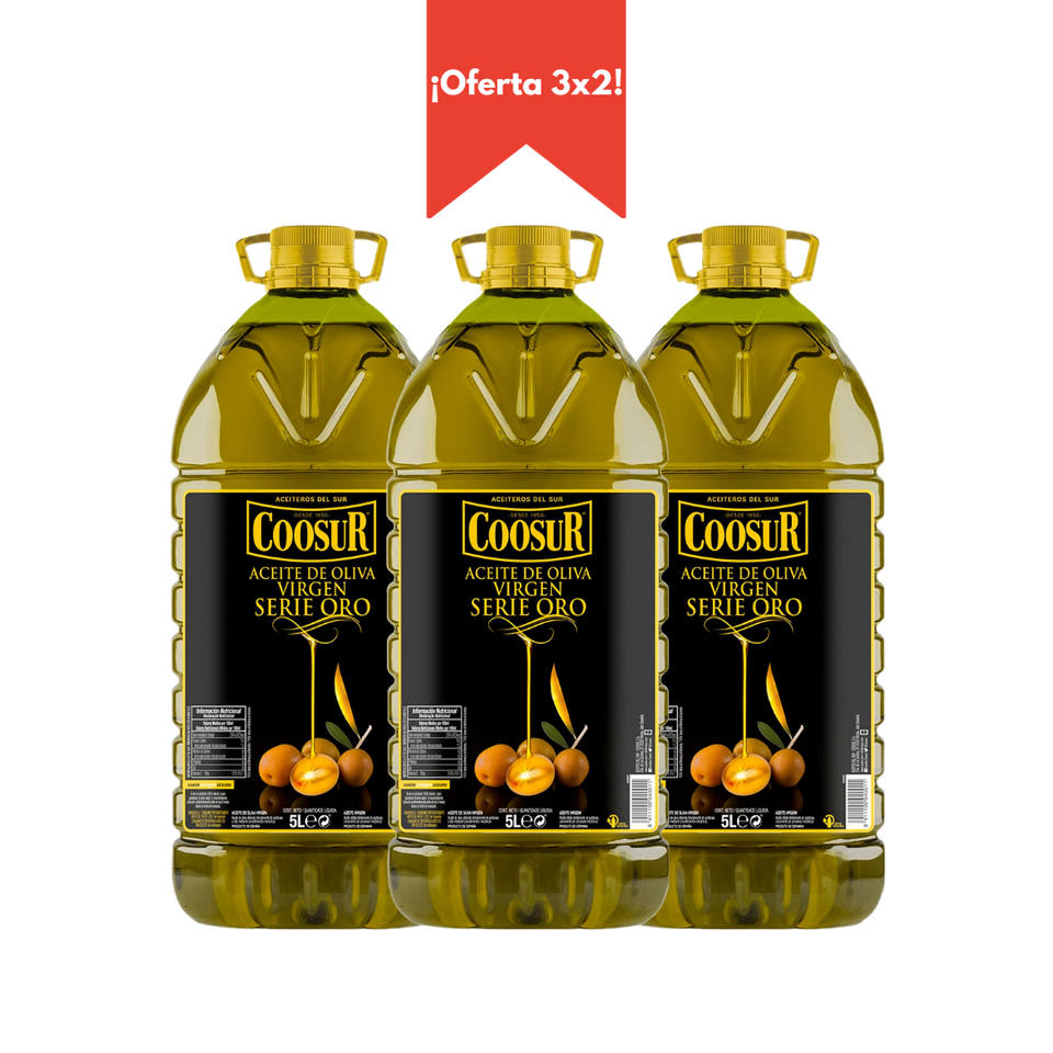 3x2 Aceite de oliva virgen Serie Oro 5L