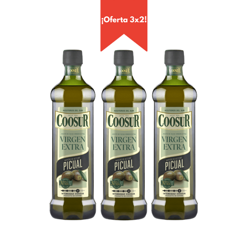 3x2 Aceite de oliva virgen extra picual 1L
